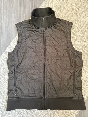 Patagonia Makka  Quilted Fleece Lined Vest Zip Large